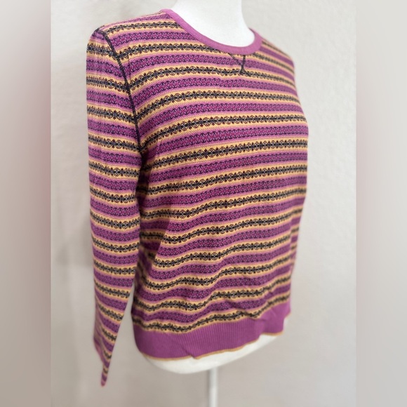 Anne Klein Sweaters - NWOT ANNE KLEIN UGHDORABLE Striped Purple and Yellow Women's Sweater